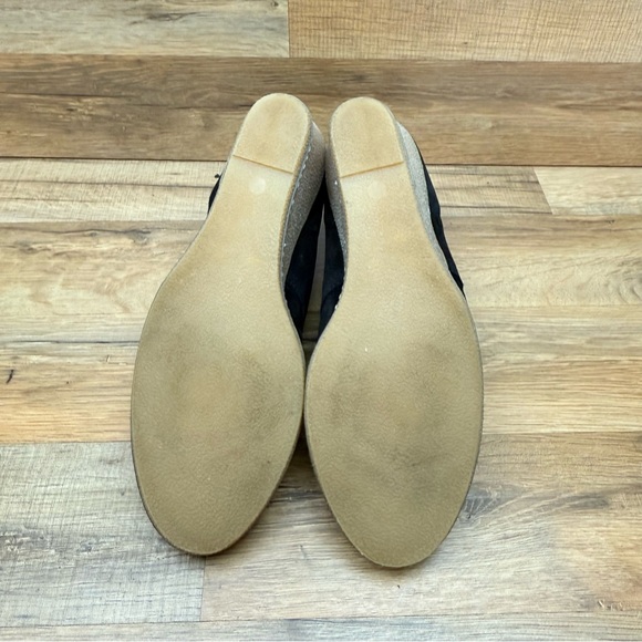 J.Crew Women's size 10 Black Suede Wedge Ankle Boots - Picture 5 of 10